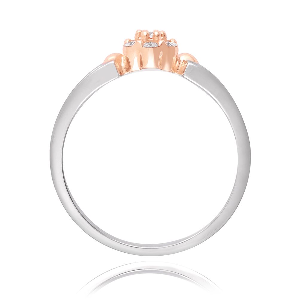 Centre Bloom Diamond Ring-Diamond-PRG25K14