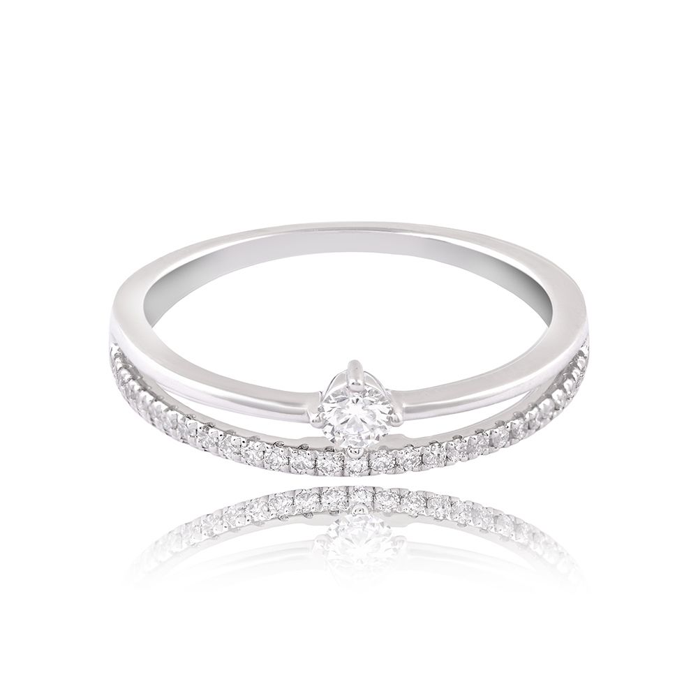 Timeless Love Diamond Ring-Rings-PRG25K16
