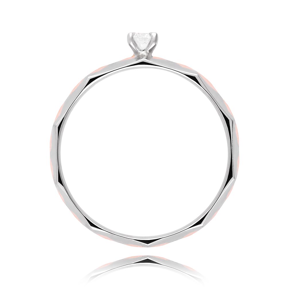 Romance Locked Diamond Ring-Diamond-PRG25K18