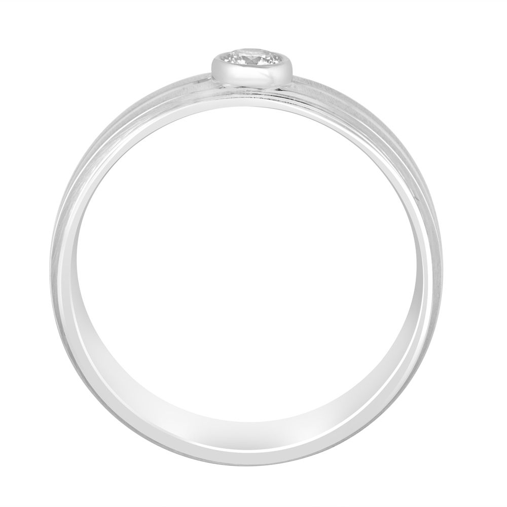 Classic Solitaire Platinum Ring-Rings-WMR23003