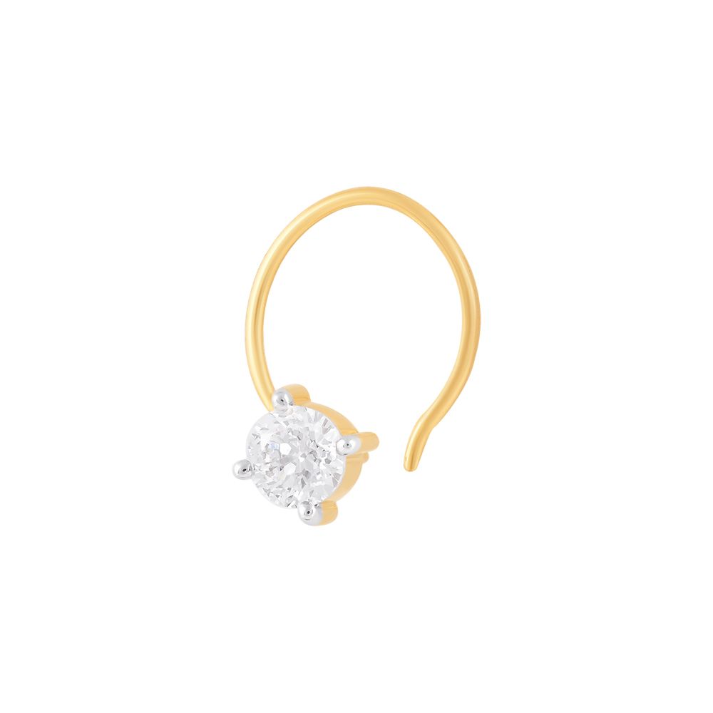 Elegant Diamond Nose Pin-All Jewellery-WNP23001-A300R0B