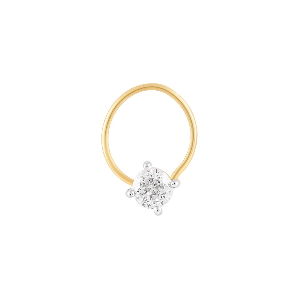 Elegant Diamond Nose Pin-All Jewellery-WNP23001-A300R0B
