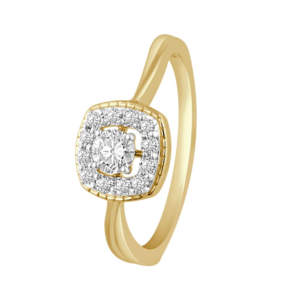 Shimmering Square Diamond Ring-Rings-WRG23002-D400RFB