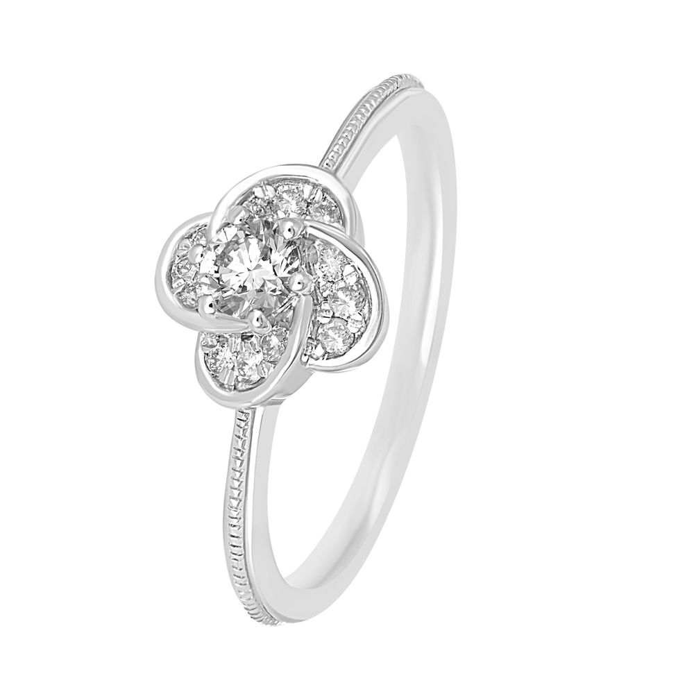 Heavenly Glow Platinum Ring-Rings-WRG23004