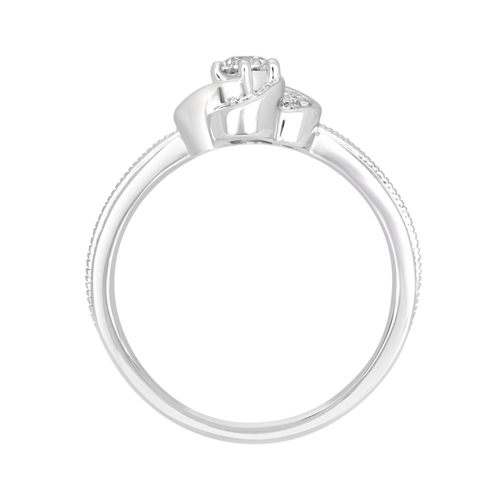 Heavenly Glow Platinum Ring-Rings-WRG23004