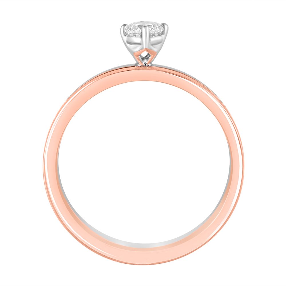 Trendy Two-toned 950Pt Ring-Rings-WRG23006