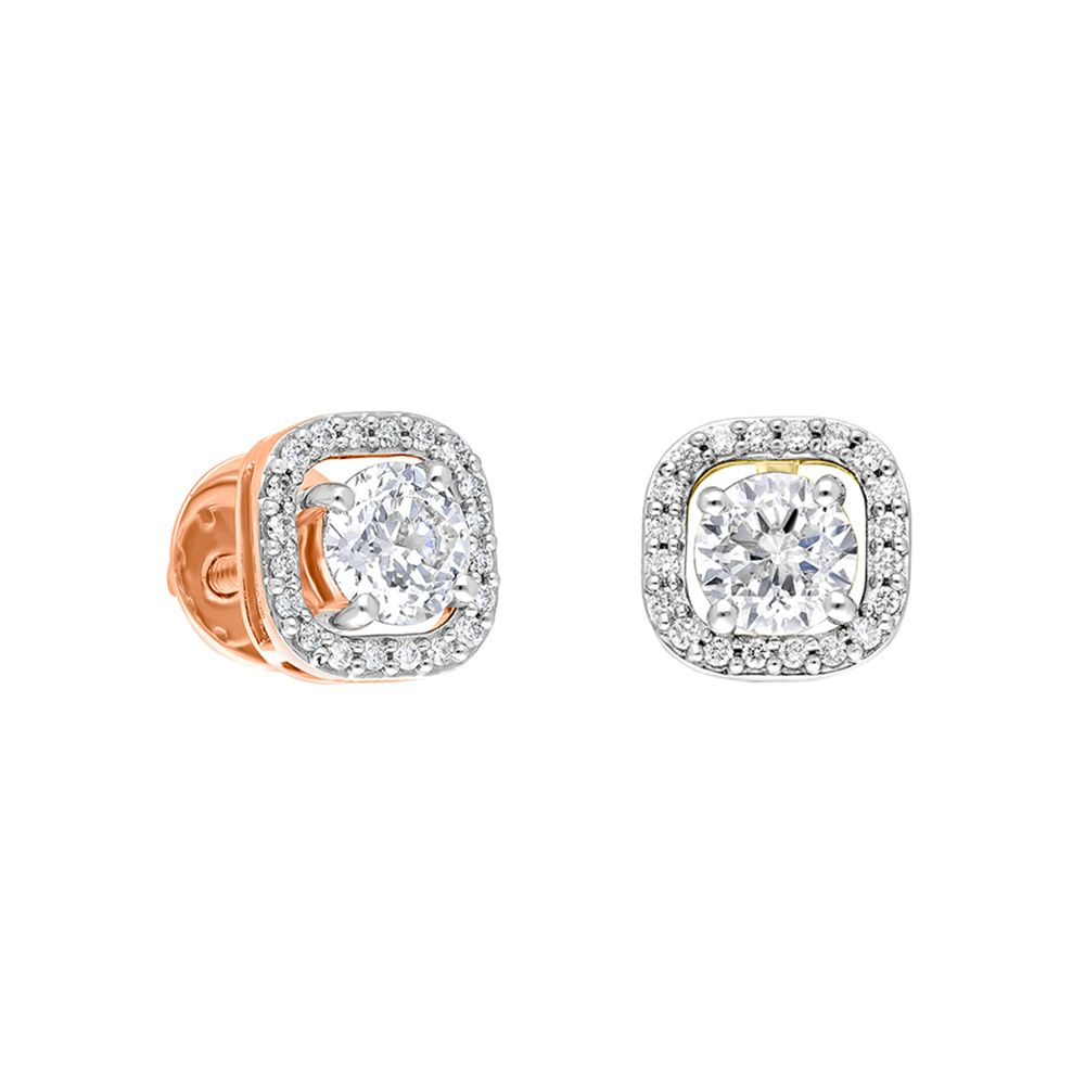 Bespoke Diamond Crown Star Earrings-Earrings-YER19001-M400R0B