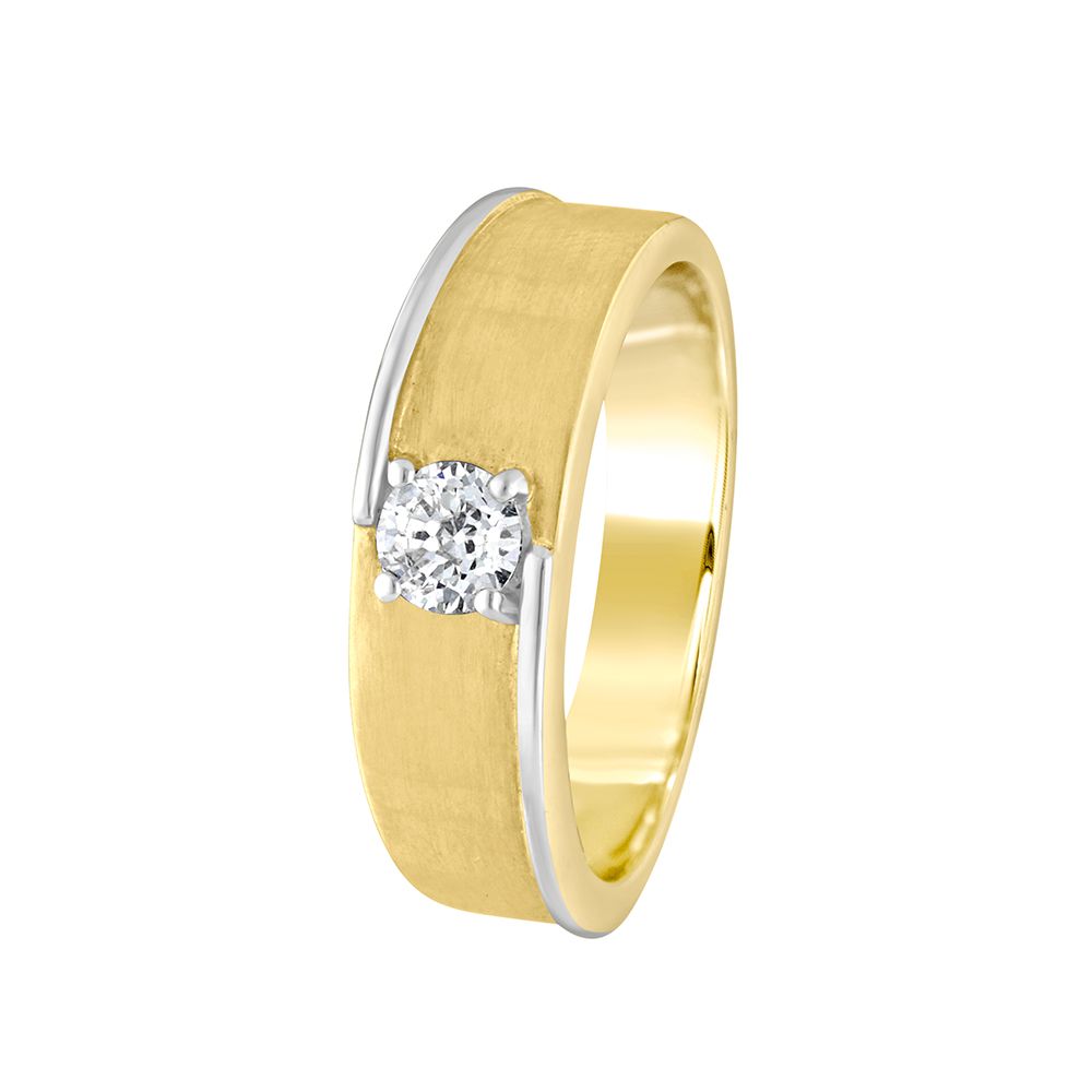 18KT Yellow Gold Mens Ring-Rings-YMR20002