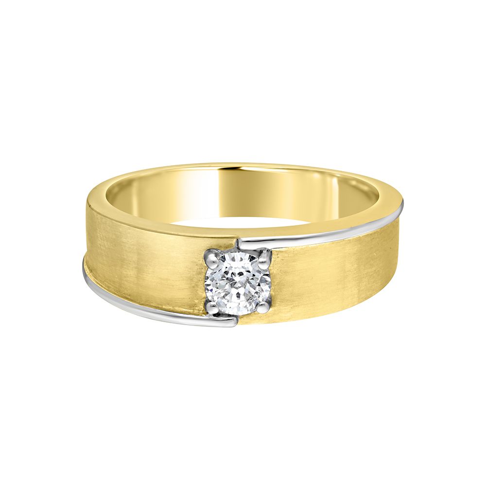18KT Yellow Gold Mens Ring-Rings-YMR20002