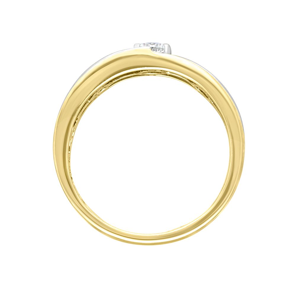 18KT Yellow Gold Mens Ring-Rings-YMR20002