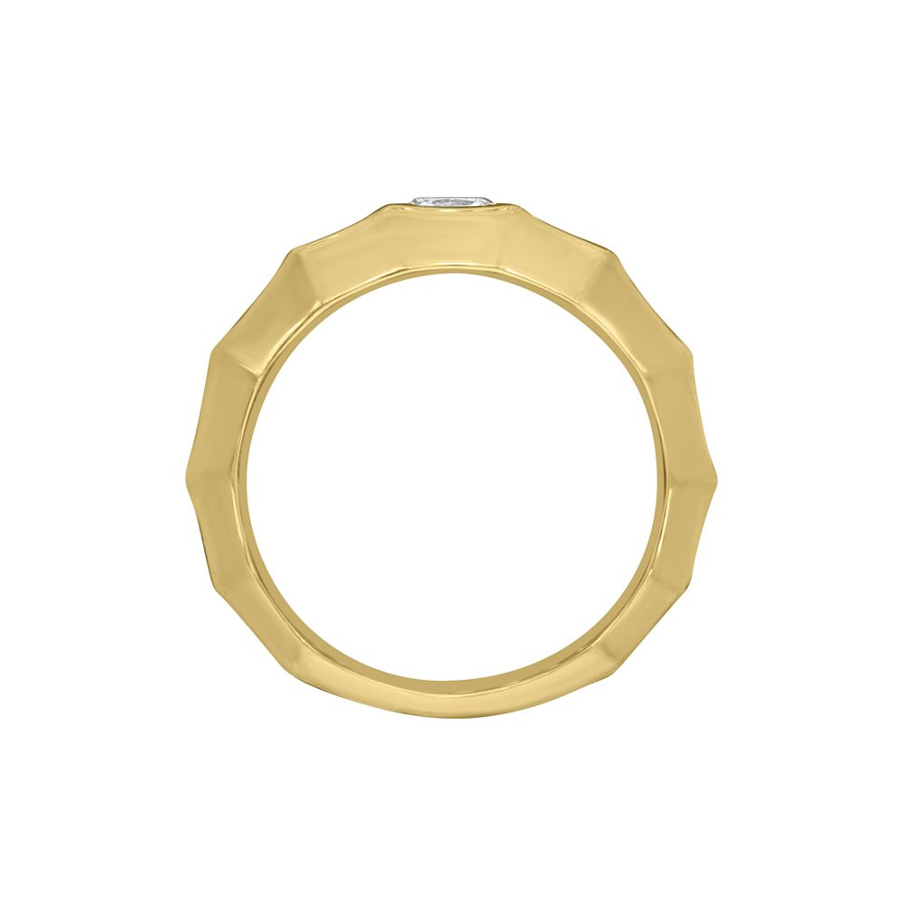 Solitaire Diamond Finger Ring For Men-Rings-YMR23007