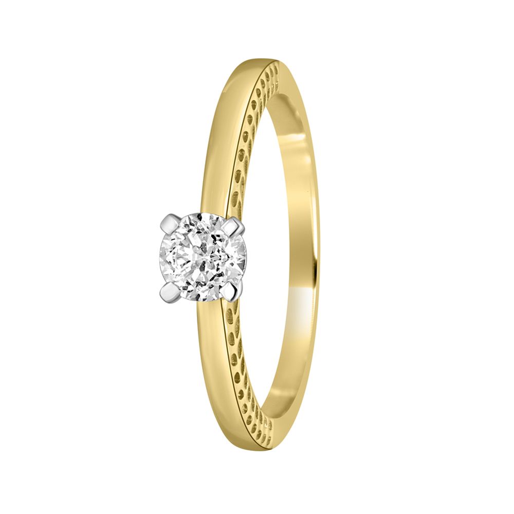 Diamond Solitaire Ring-Rings-YRG19003