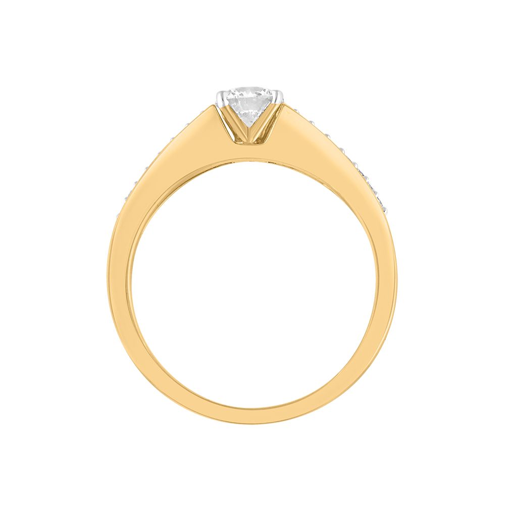 Breathtaking Diamond Solitaire Finger Ring-Rings-YRG19006