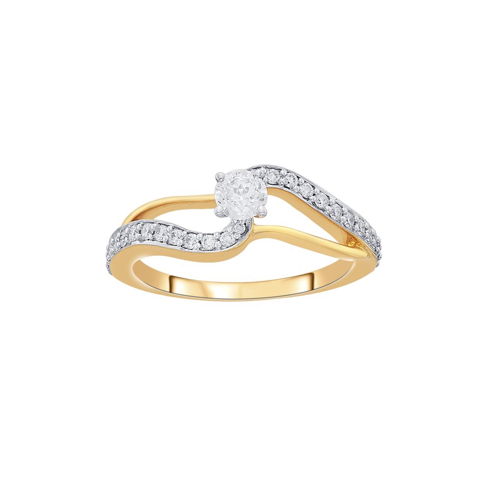 Luxurious Diamond Finger Ring-Rings-YRG19010