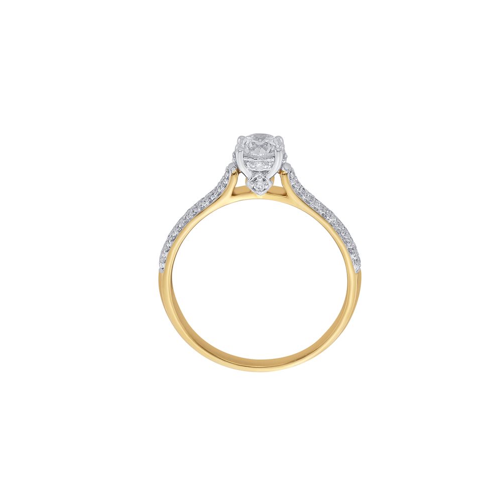 Dainty Diamond Finger Ring-Rings-YRG19023