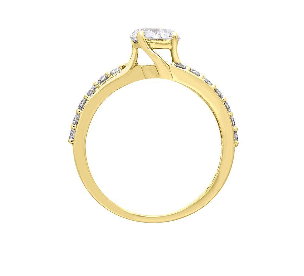 Charming Diamond Solitaire-Rings-YRG19034