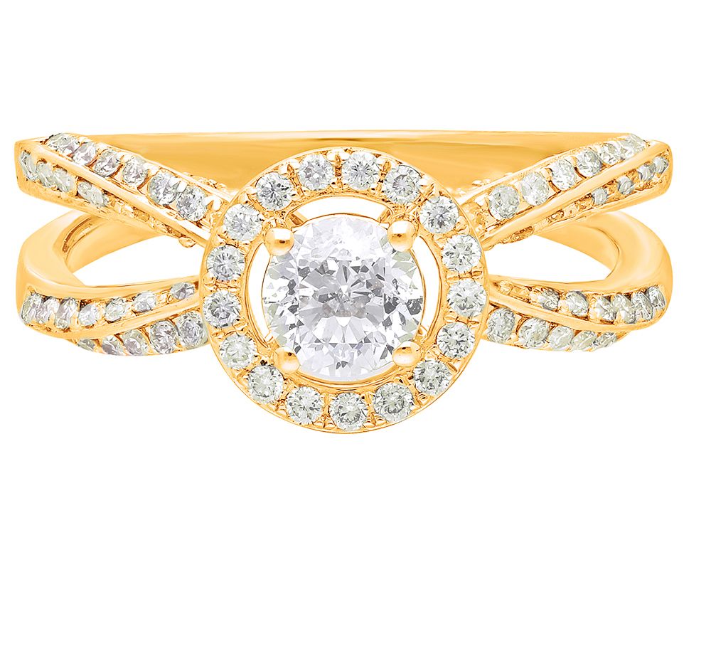18KT Yellow Gold and Diamond Ring-Rings-YRG23001