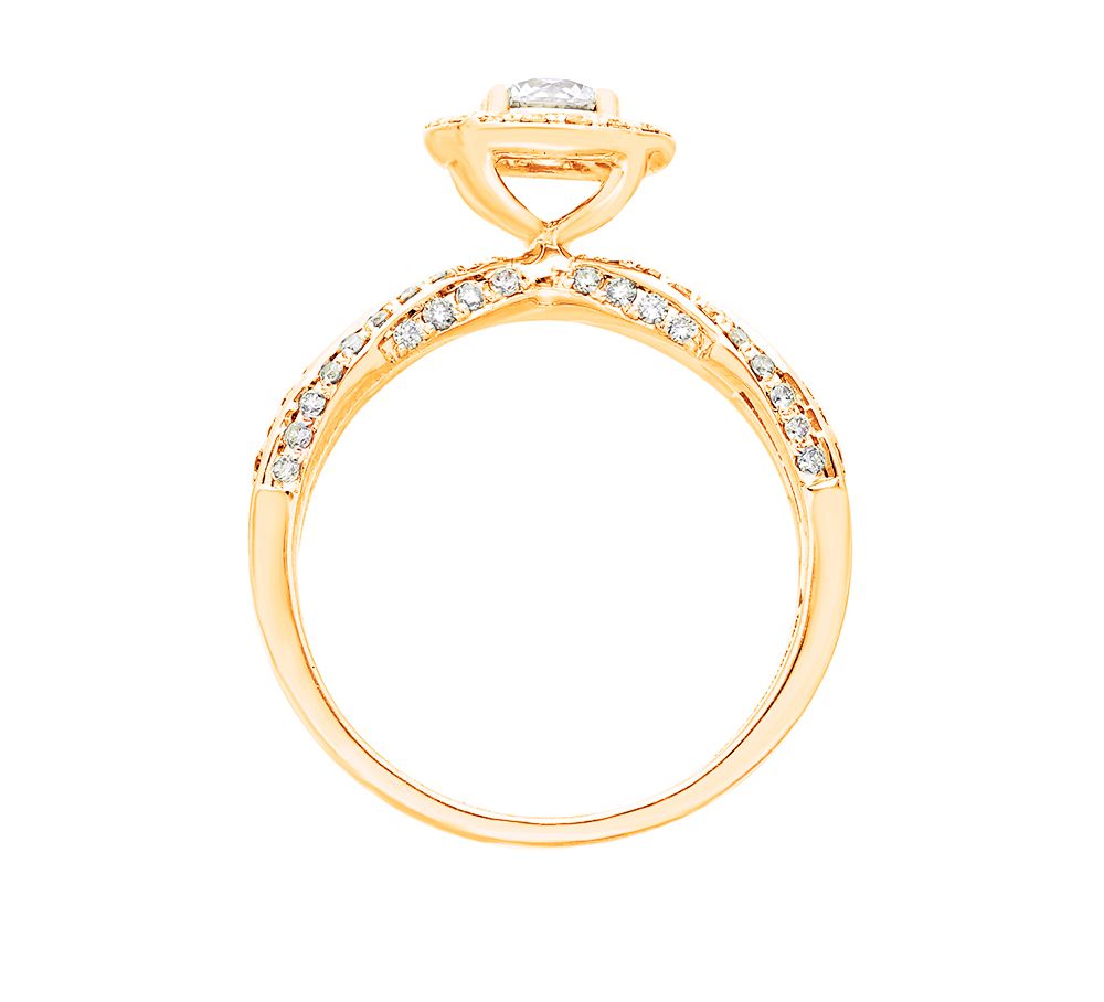 18KT Yellow Gold and Diamond Ring-Rings-YRG23001