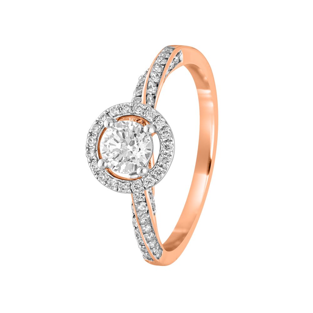 Stunning Rose Gold Ring-Rings-YRG23002