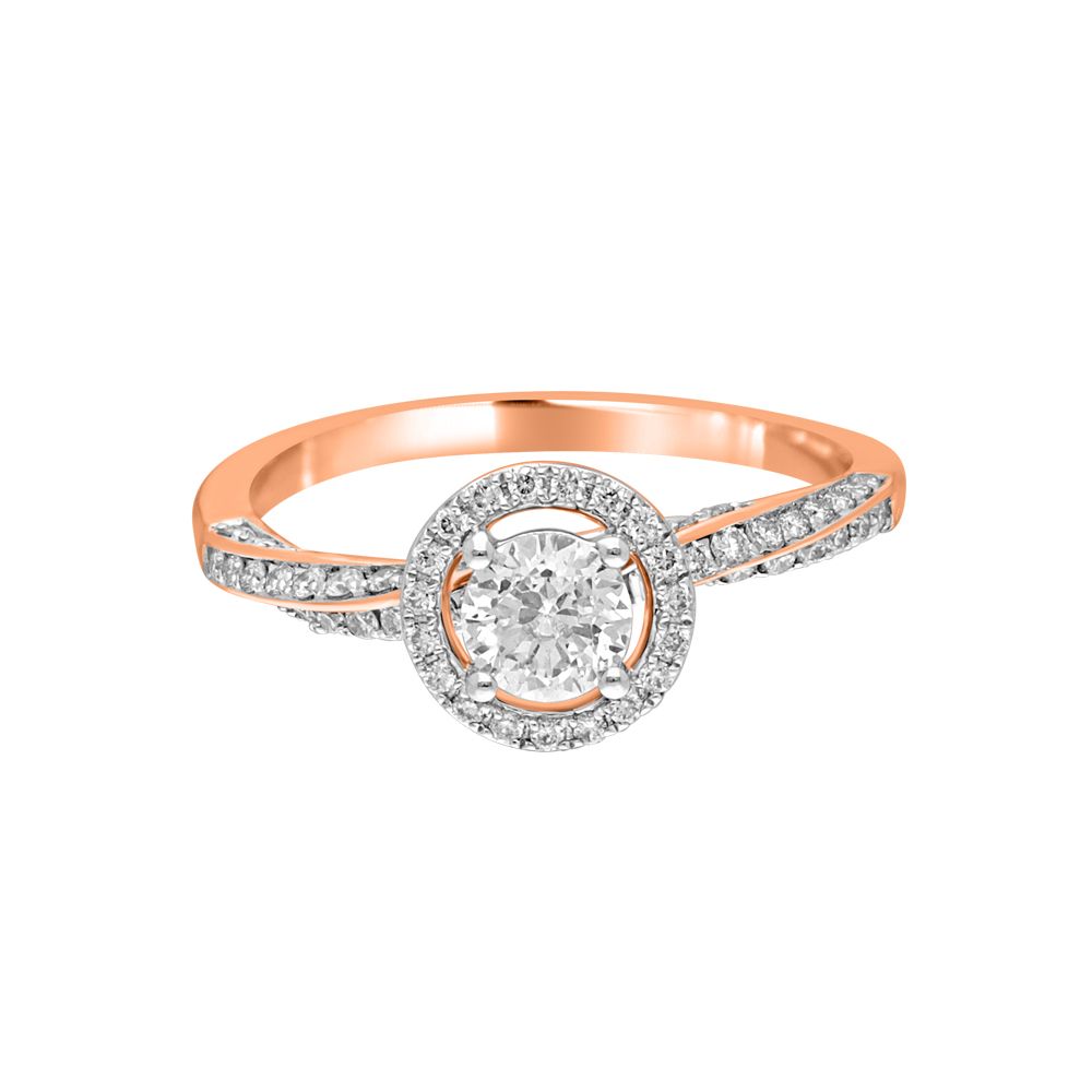 Stunning Rose Gold Ring-Rings-YRG23002