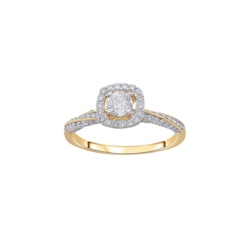 Gorgeous Diamond Finger Ring-Rings-YRG23008