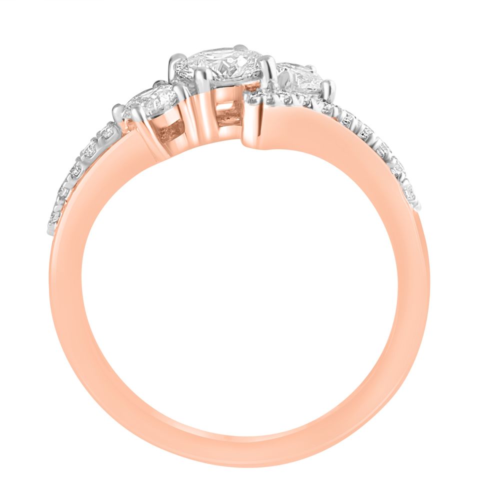 Glorious 18KT Rose Gold Ring-Rings-YRG23014