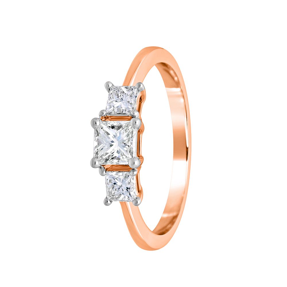 Subtle Rose Gold Finger Ring-Rings-YRG23015