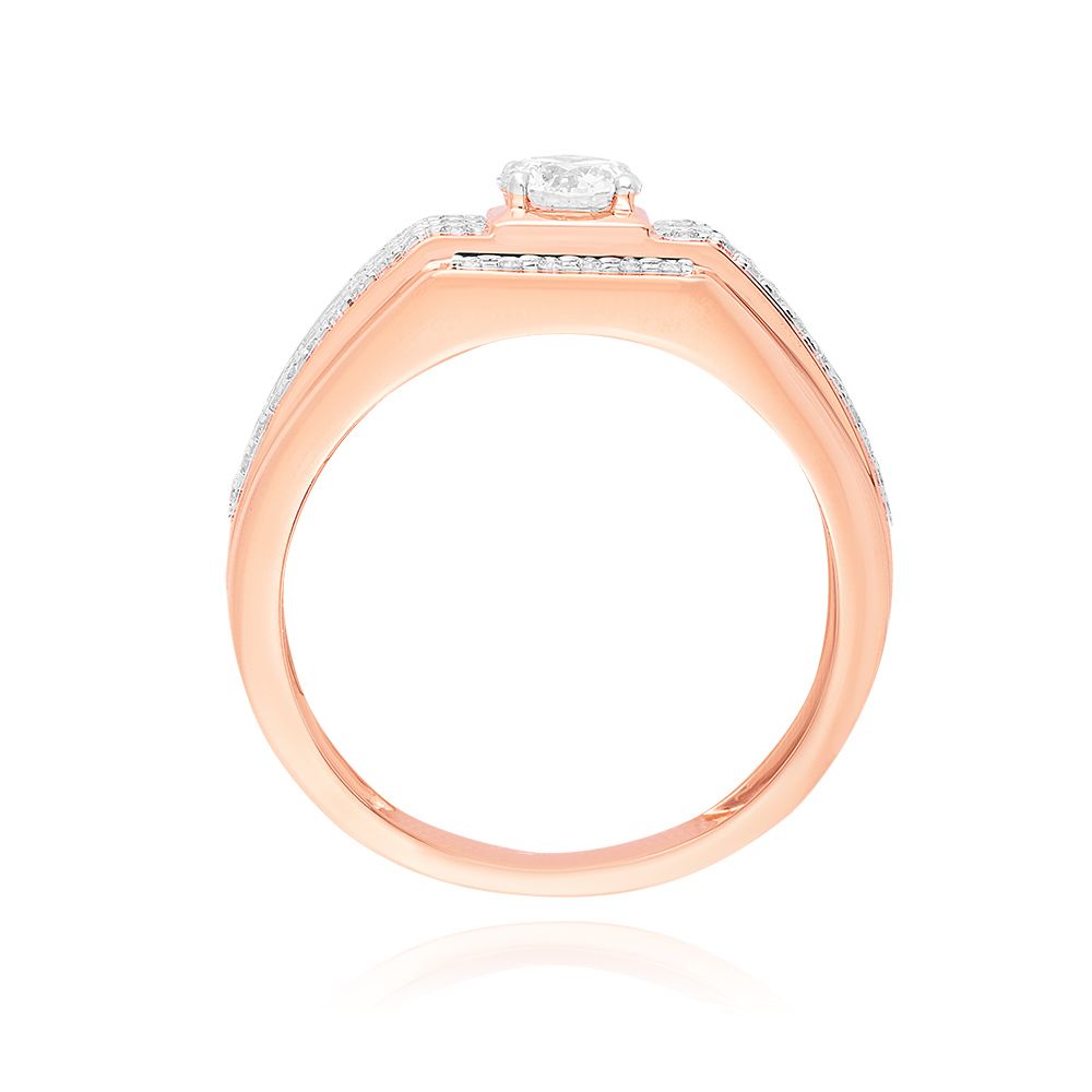 Structured Solitaire Diamond Ring-Diamond-YRG25K05