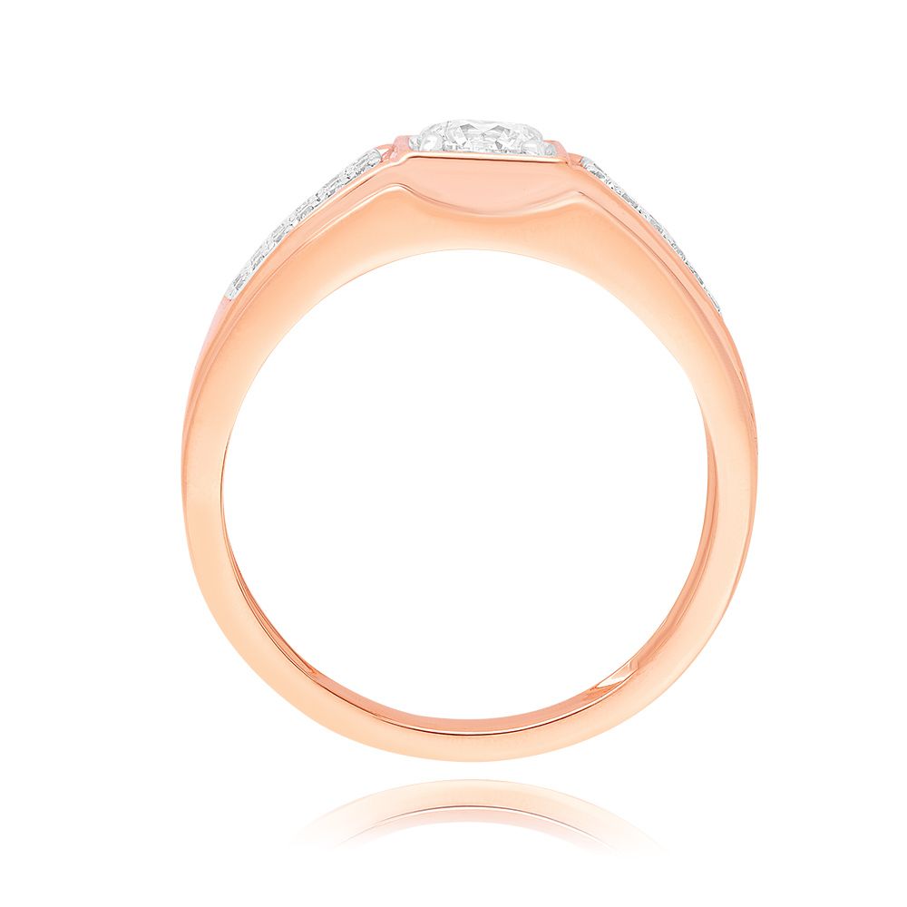 Modern Elegance Solitaire Ring-Rings-YRG25K06