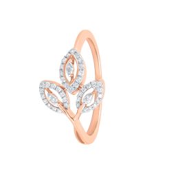 Exquisite 14KT Rose Gold Women Ring alternate view 1