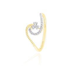 Graceful Swirl Diamond Ring alternate view 1