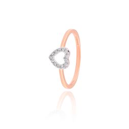 Romantic Heart Diamond Ring alternate view 1