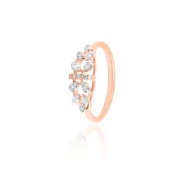 Delicate Leaves Diamond Ring alternate view 1