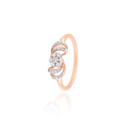 Modern Floral Diamond Ring alternate view 1
