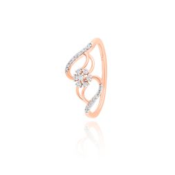 Swirly Floral Diamond Ring alternate view 1