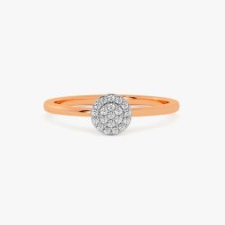 Brilliant Rose Gold and Diamond Ring alternate view 1