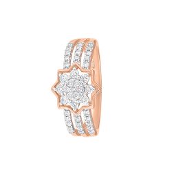 Timeless Gleam Rose Gold And Diamond Ring alternate view 1