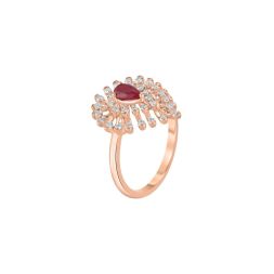 Mesmerising Rose Gold and Diamond Ring alternate view 1