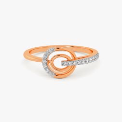 Gleaming Geometric Diamond Ring alternate view 1