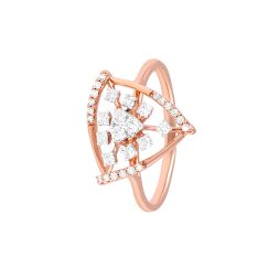 Cherished Geometric Diamond Finger Ring alternate view 1