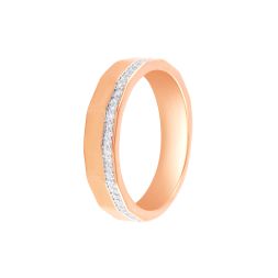 Modern Diamond Finger Band for Men alternate view 1