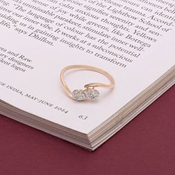 Classic Casual Rose Gold Finger Ring alternate view 1