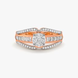 Bright Daily 18KT Rose Gold Diamond Ring alternate view 1