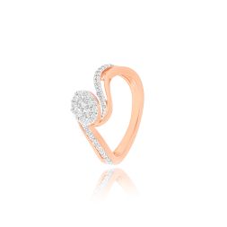 Whispering Wave Diamond Ring alternate view 1