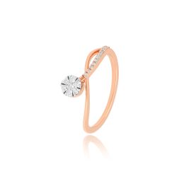 Twirling Cluster Diamond Ring alternate view 1