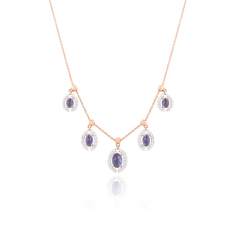 Minimalist Station Diamond Necklace