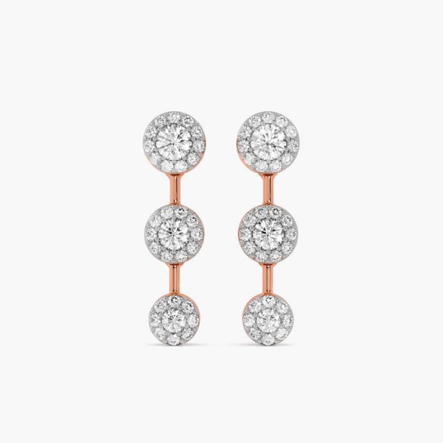 Delicate Diamond Drop Desired Earrings