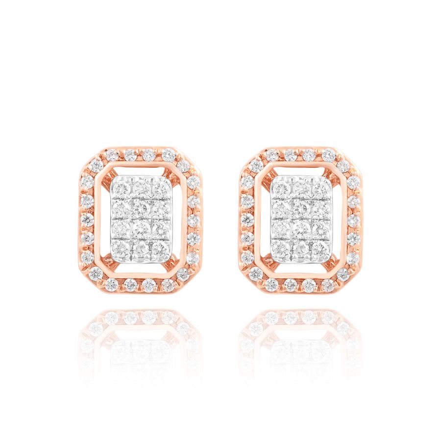 Modern Radiance Diamond Studs