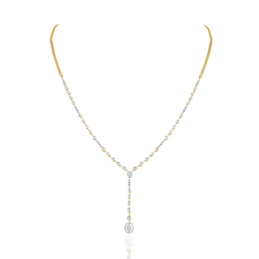 Grace Of Diamonds Lariat Necklace