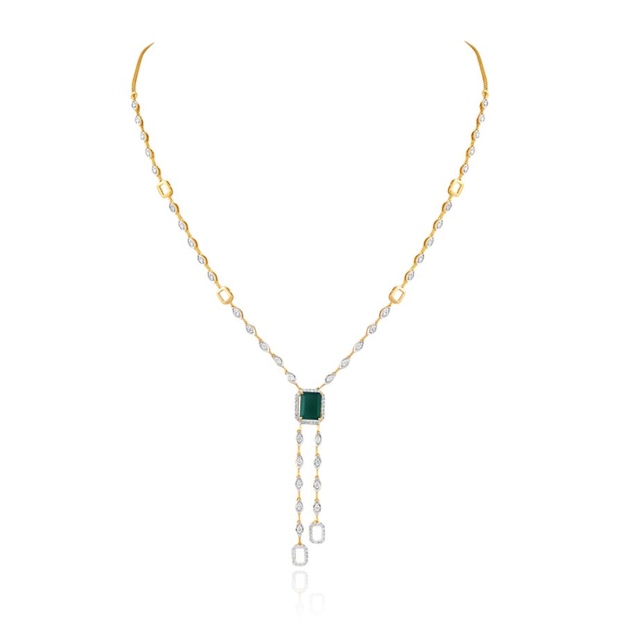 Green Brilliance Diamond Necklace 
